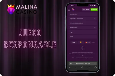 Malina Casino promovemos eljuego responsable