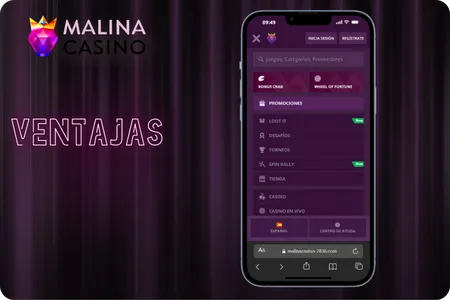 Malina Casino ventajas